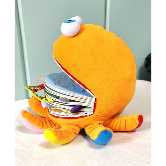 October The Octopus Pop-Up Interactive 3D Plush Fun Book 2014 Matthew Van Fleet - Picture 2 of 10